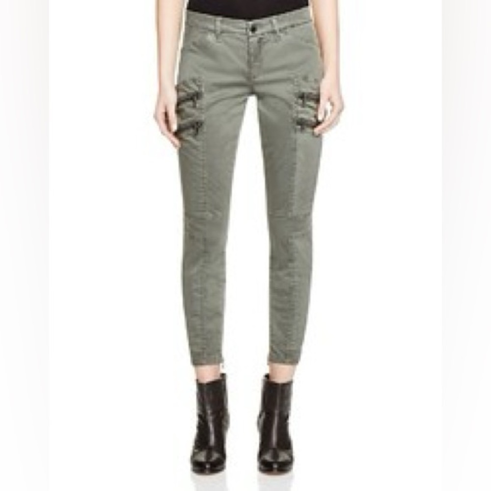 Anthropologie Blank NYC Skinny Zipper Cargo Pants | Gray Womens Size 27